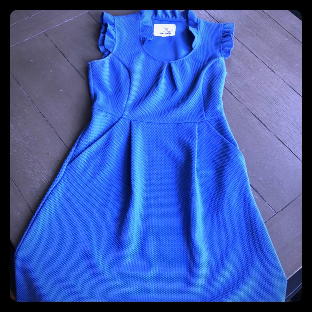 Blue dress